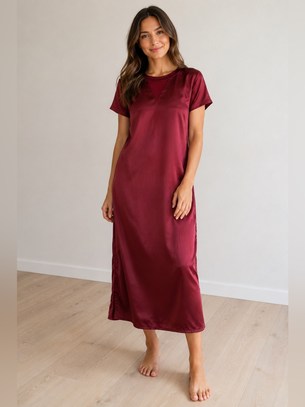 ASOS Silk T-Shirt Dress
